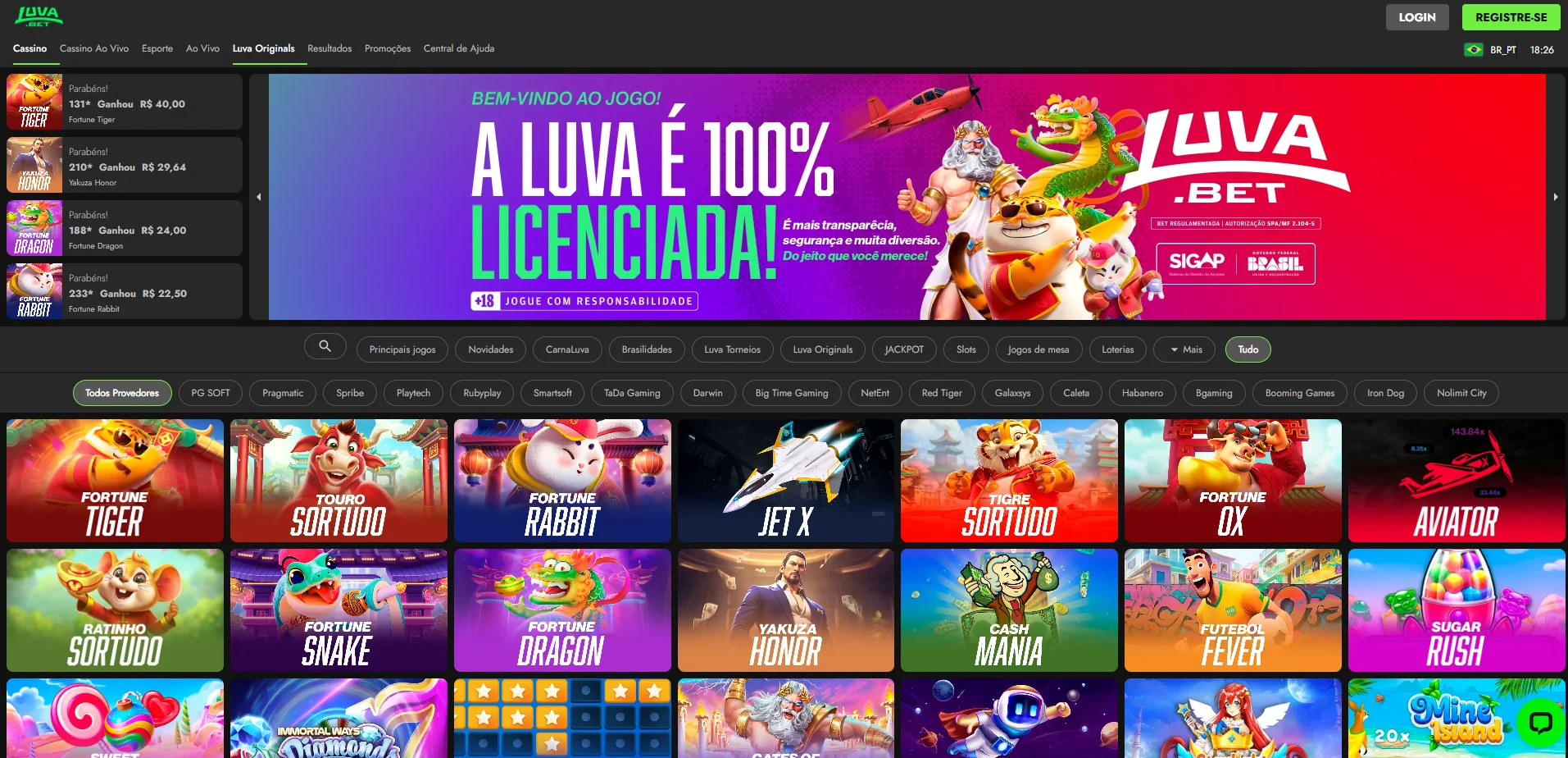 Luva Bet Casino